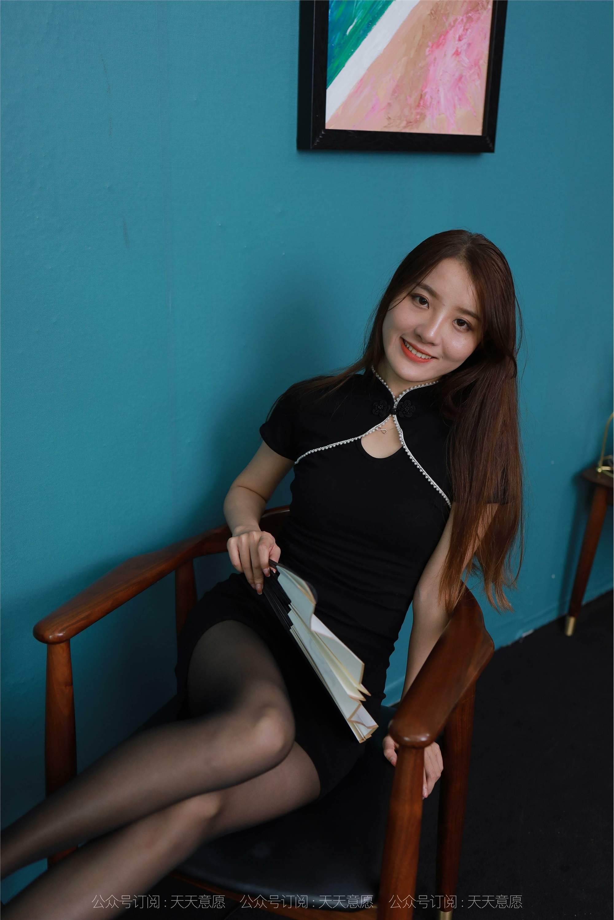 IESS异思趣向  2021.10.29 丝享家960：婉苹《纸扇黑旗袍》